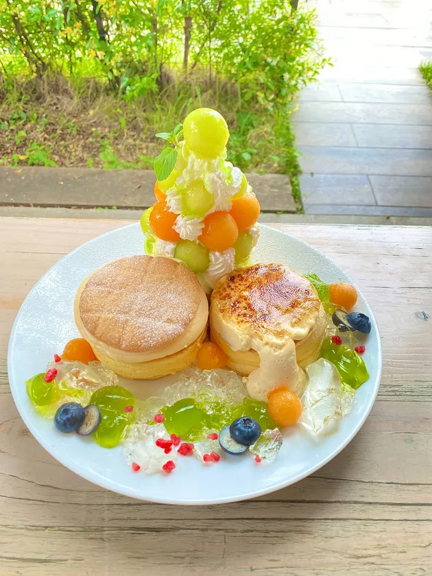メロめろんパンケーキ