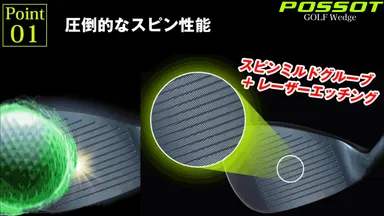 スピンミルドグルーブ＋レーザーエッチングによる高スピン設計