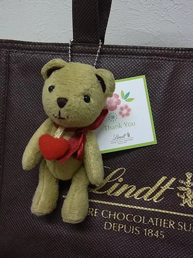 リンツテディマスコット付Thank You Bag