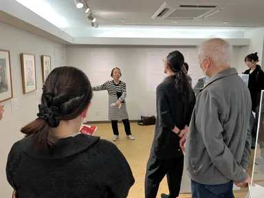 村田館長によるギャラリートーク