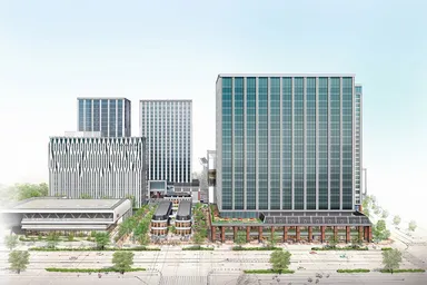 Linkage Terrace(ホテル・ミュージアム・オフィス・レストラン・商業・専門学校) ※2029年春頃竣工予定