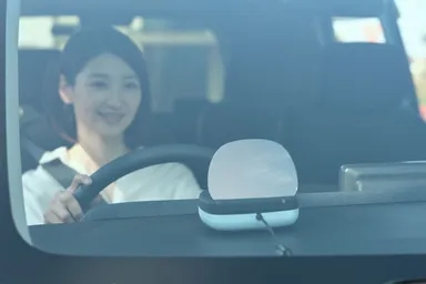 特長1 前をみたまま、スピードがわかって安心