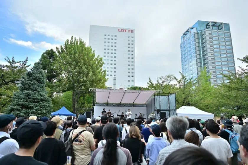 2024年度の錦糸公園パークステージでのイベントの様子