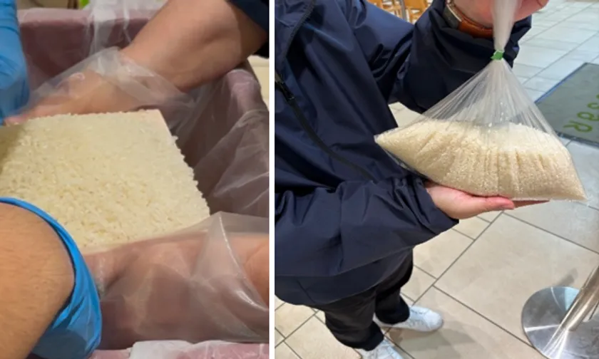 お米の升盛り放題