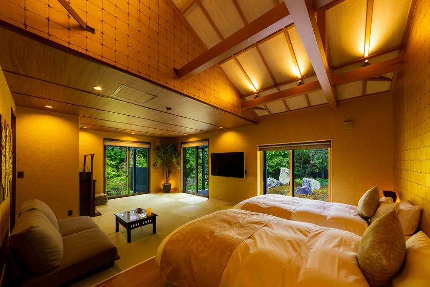 自然の癒しとともに目覚める贅沢