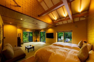 自然の癒しとともに目覚める贅沢