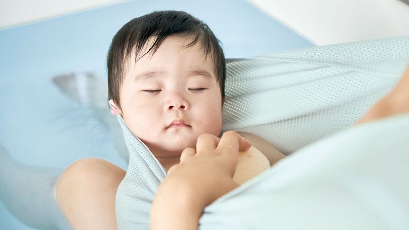 密着で赤ちゃんもリラックス