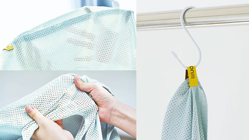 伸縮性・速乾性のあるメッシュ生地