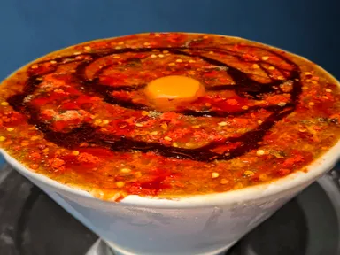 冷やし酸辣ジャンうどん