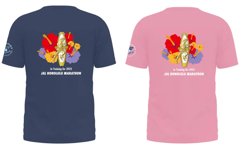 JALホノルルマラソン2025オフィシャルトレーニングTシャツ