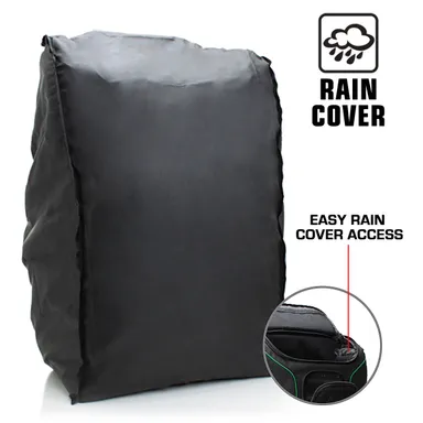 全天候コーティング＆レインカバー同梱