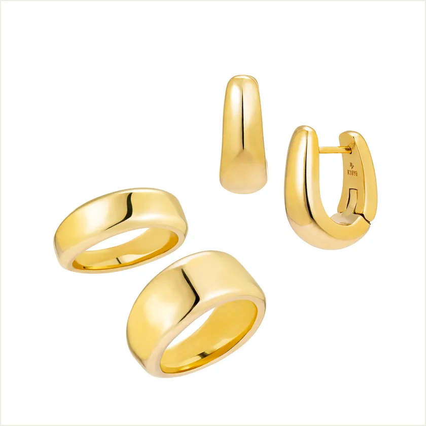 K18YG リング、K18YG リング、K18YG ピアス