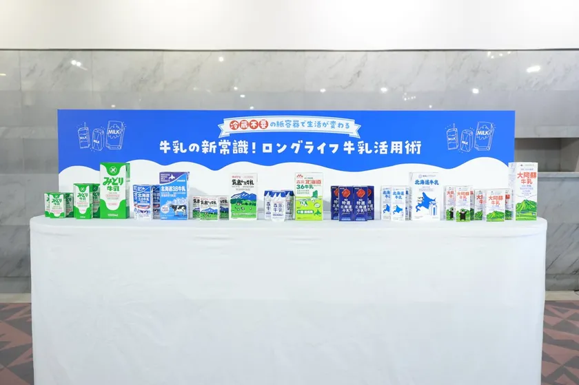ロングライフ牛乳各社商品