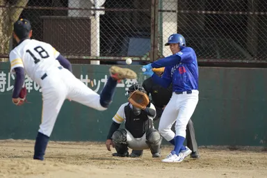 草川工業野球部の試合の様子