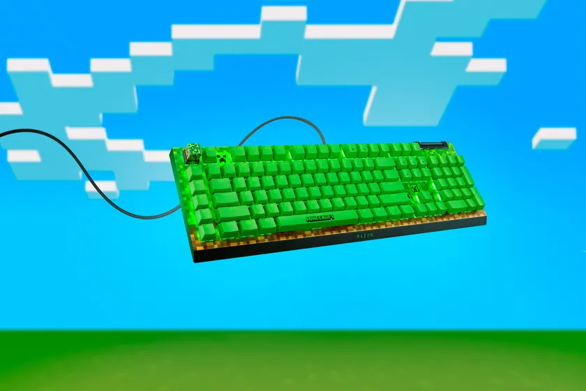 Razer BlackWidow V4 X Minecraft Edition イメージ