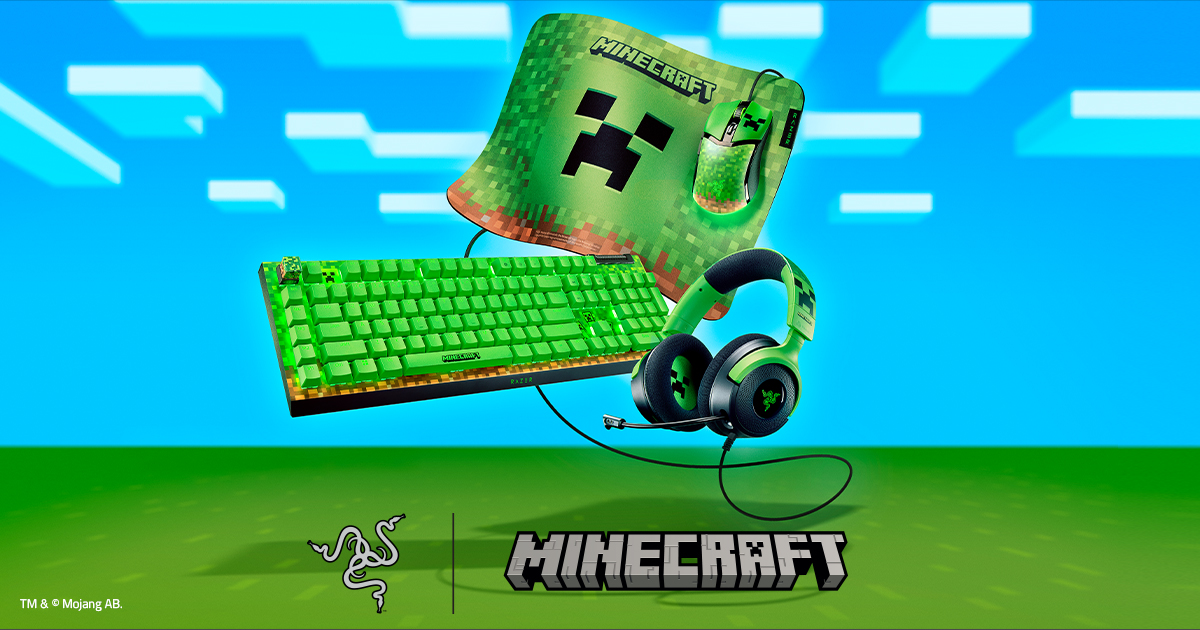 Razer×Minecraftコラボ！ゲーミングギア4製品予約開始
