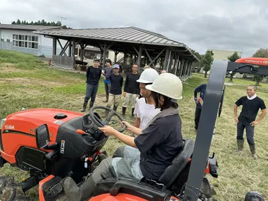 日本農業実践学園　実習風景1