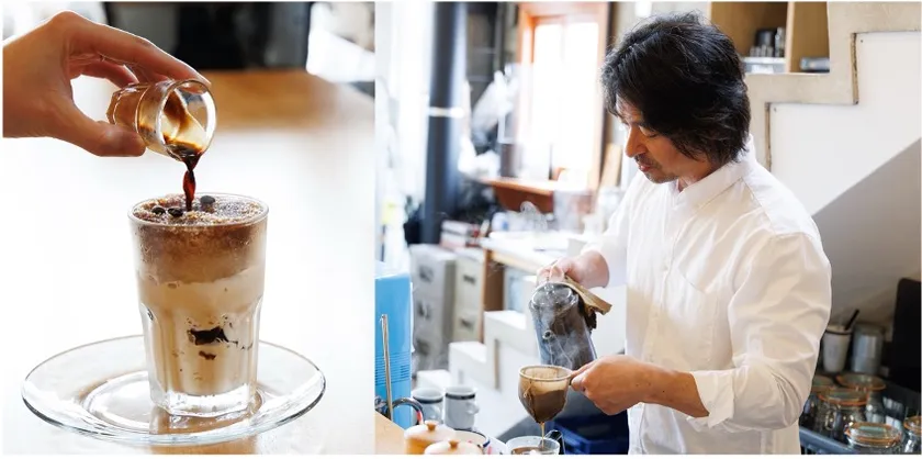 新しいスタイルのかき氷「スノーウィーラテ」