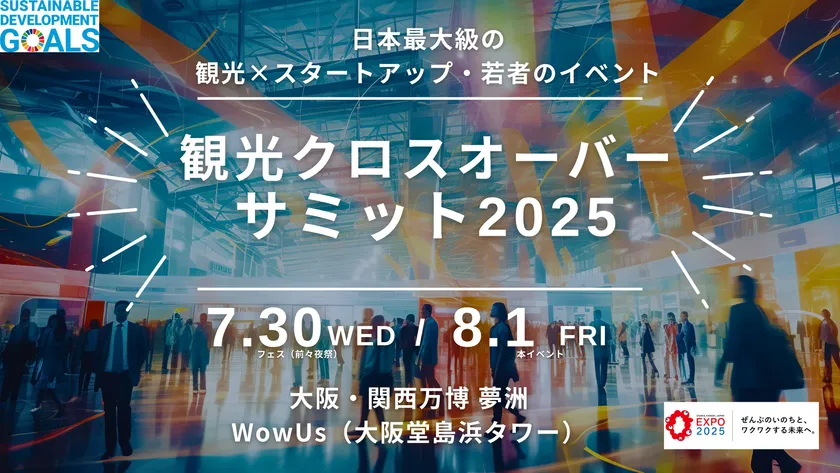 観光クロスオーバーサミット2025 キービジュアル