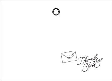 カリグラファー原田祥子さんによるオリジナルメッセージカード