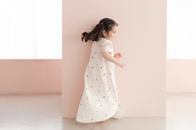 可愛いハート柄にキッズも思わず踊りたくなる