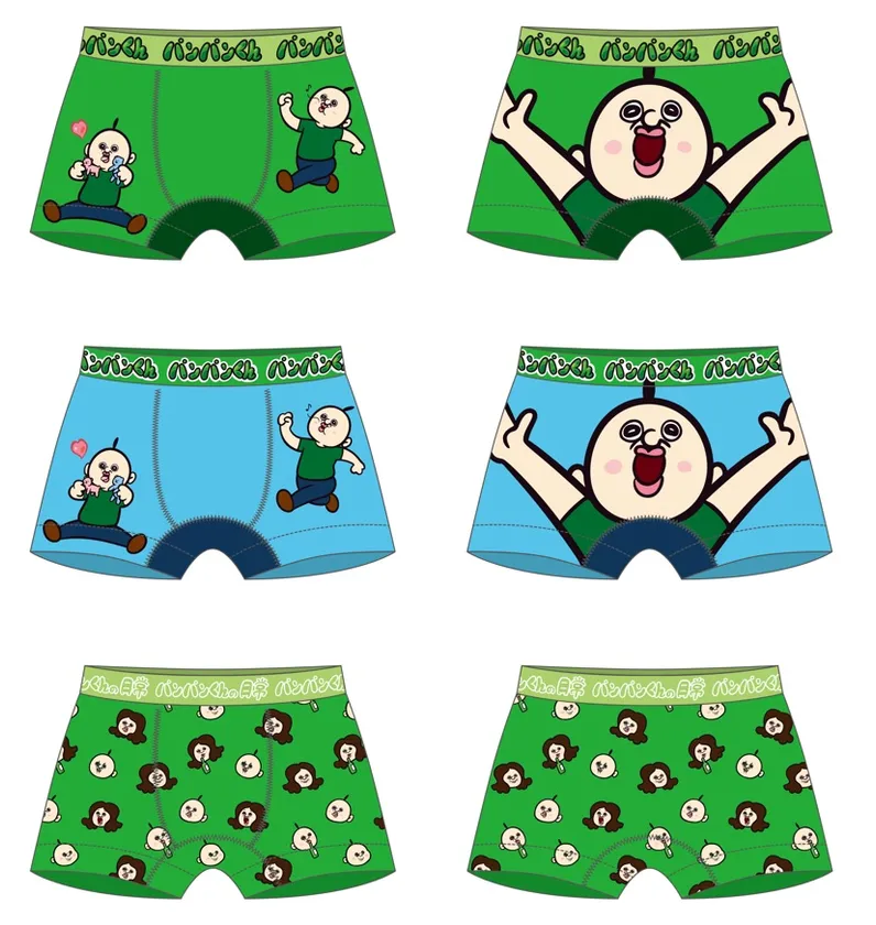 パンパンくんの日常ボクサーパンツ　各1,758円