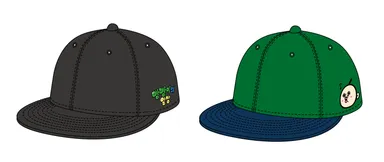 サイドワンポイントベースボールキャップ　各1,758円