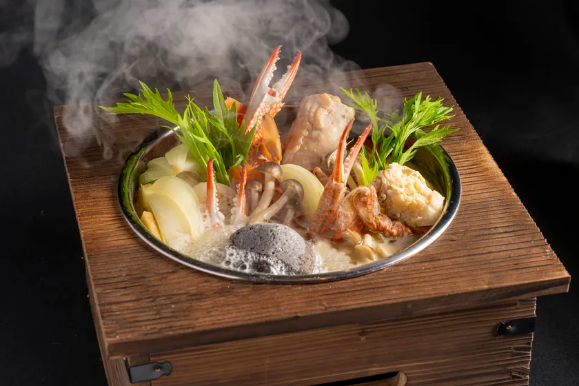 海鮮具雑煮の地獄炊き