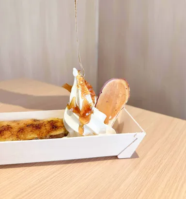 蜜いもプリンブリュレ蜜掛け