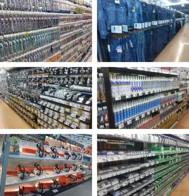 幅広い業種対応の品揃え