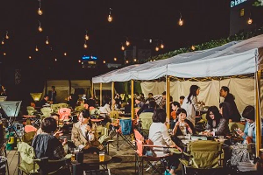 本格ギアでキャンプ気分の北会場