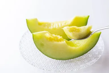 その場で食べれるカットメロン