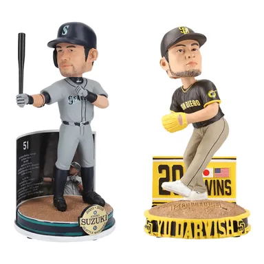 イチロー選手、ダルビッシュ有選手のボブルヘッド