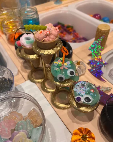 ベアトリーセンサリープレイ_ハロウィンスライムおばけ