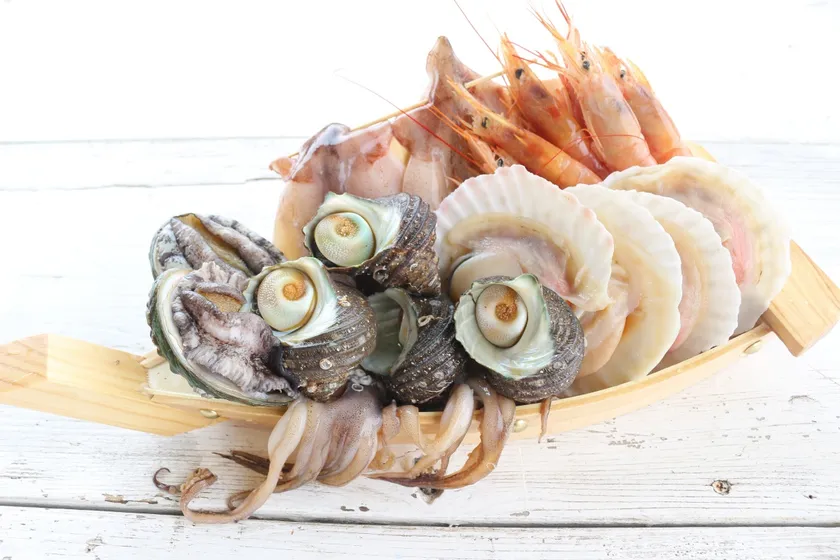 浜焼き2人前盛り写真