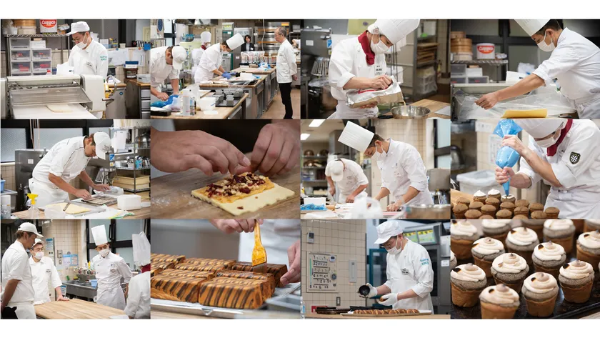 昨年(第15回)パン部門実技審査の様子