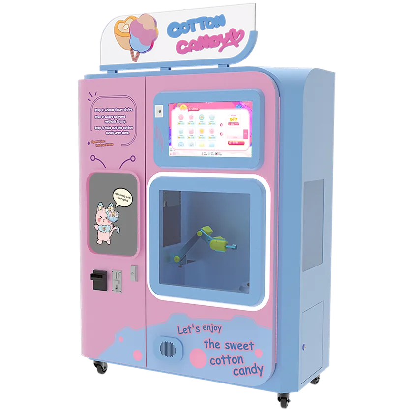 次世代ロボット自販機シリーズ『わたあめ自動販売機』