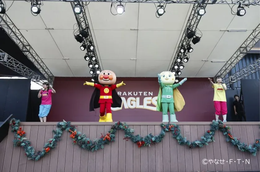 アンパンマンたちが登場するステージ ※2024年の様子