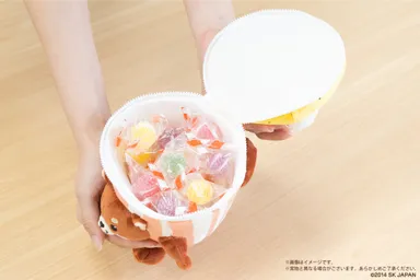 カップケーキポーチ(使用イメージ)