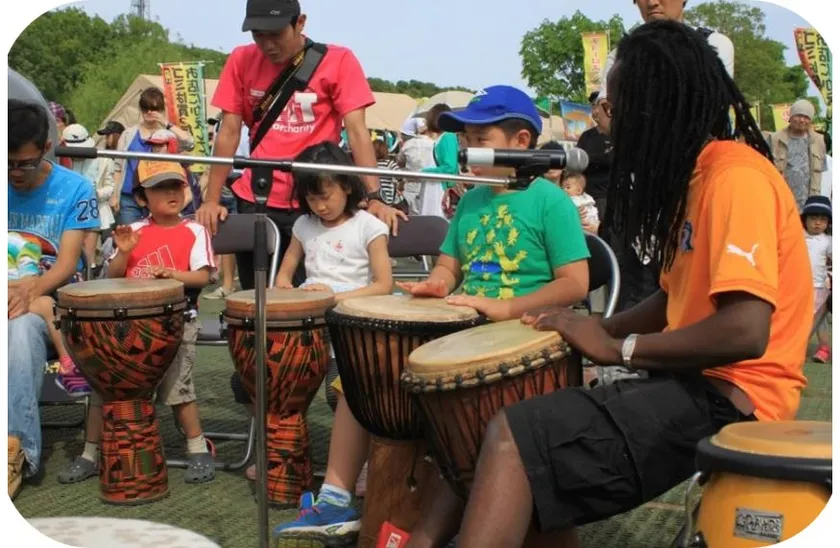 ジャンベ体験ぜひ体験してみて