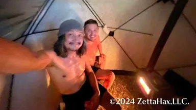 エストニアのサウナ友達とエストニアでサウナ