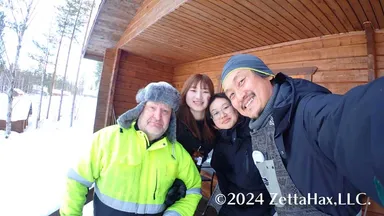 北極圏のおっちゃん達ともサウナ交流