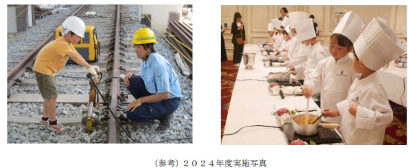 「阪急阪神 ゆめ・まちチャレンジ隊2025」
の参加者募集
 7月21日（月・祝）～8月23日（土）に実施する、
夏休みの小学生向けの体験学習プログラム！