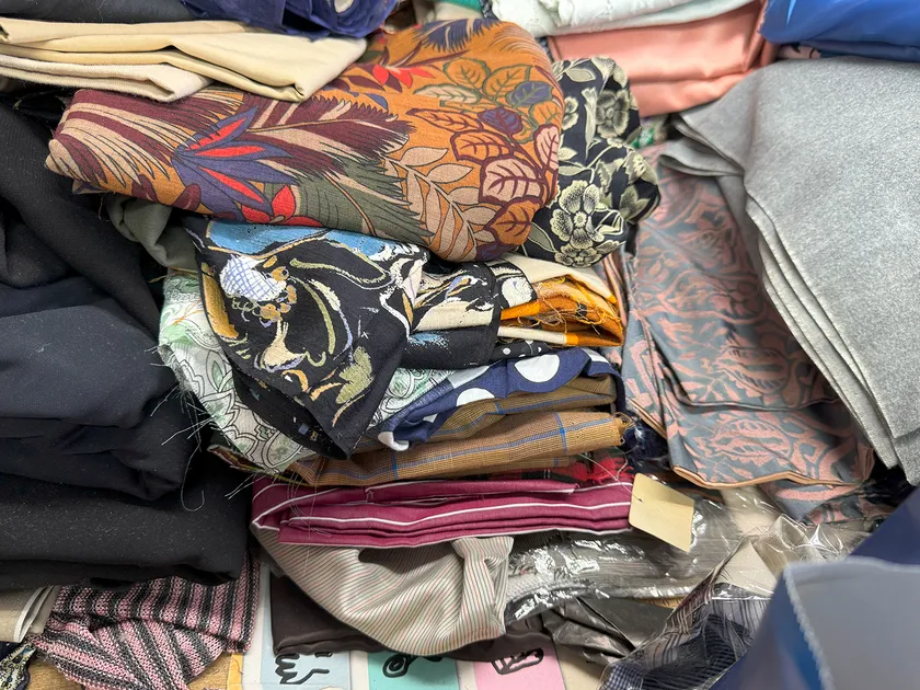 創造素材のサトー洋裁教室の生地