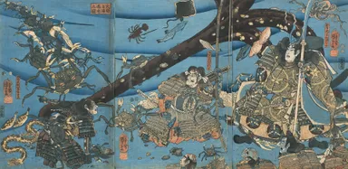 歌川国芳「大物之浦海底之図」