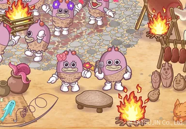 ▲ピピル星人を集めて「PIPIRUVILLE」を完成させよう