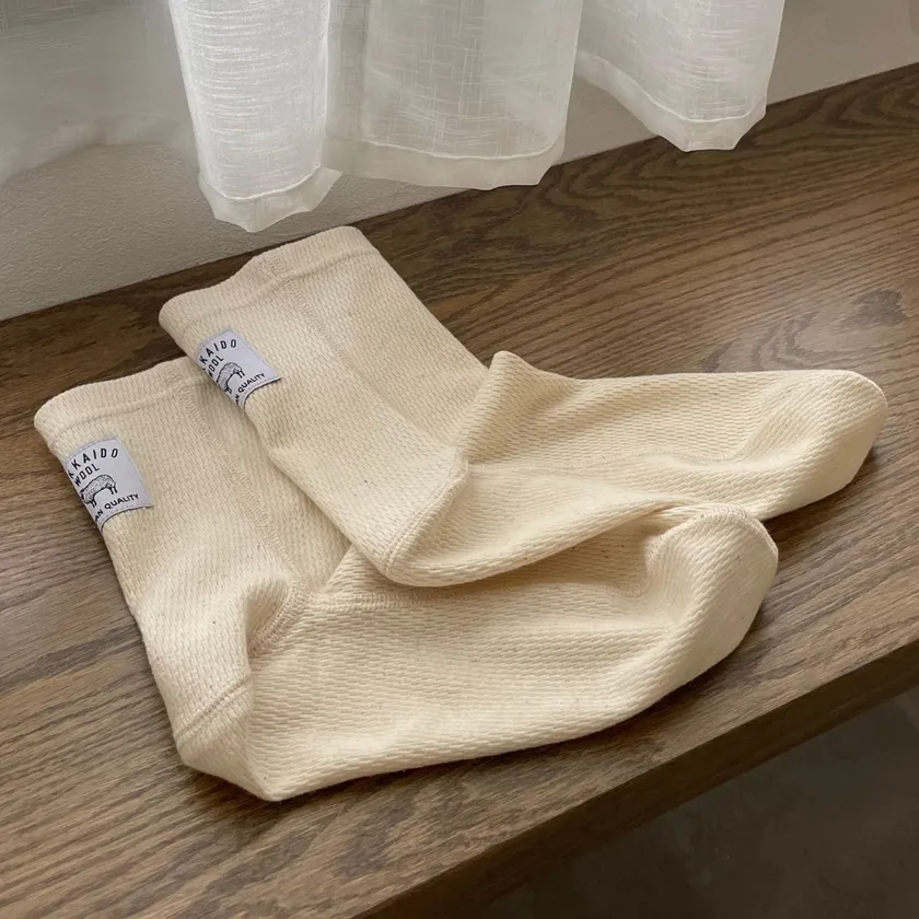 販売商品(北海道ウールルームソックス)