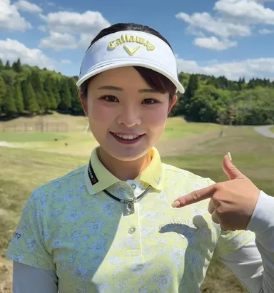 JLPGA女子プロゴルファー　政田夢乃選手