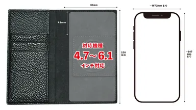 4.7から6.1インチまで対応