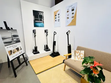 コードレス水拭き実演